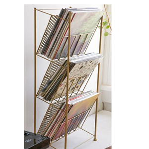retail vinyl record display racks metal vinyl record storage rack Vinyl Storage Rack