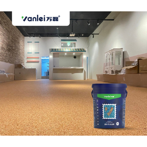 Peinture de sol extérieure de haute qualité en gros d'usine, revêtement liquide, pierre, galets, résine époxy, imperméable, construction facile - Product Image 1