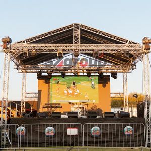 Gratis draagkrachtvideo en testrapport geleverd. Buiten aluminium statiefconstructie, aluminium vierkante truss. - Product Image 3