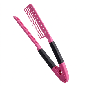 Peine Alisador Profesional para Salón, Peine de Peluquería para Peinar y Alisar el Cabello, Peine Recto en Forma de V - Product Image 1