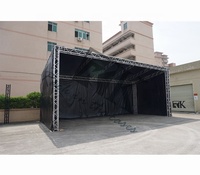 Sistema de armazón para eventos, marco de aluminio resistente, soporte de exhibición de armazón cuadrado, cabina de escenario