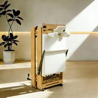 Máquina de Pilates Power Gym Pro Core, Equipo de Ejercicio de Grado Profesional, Madera de Arce, Máquina Reformer de Pilates Multiusos Plegable