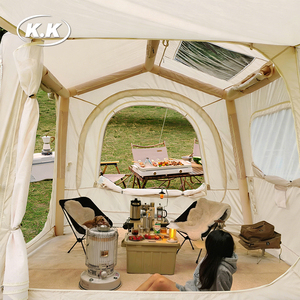 Kawagebo <span class=keywords><strong>Kamp</strong></span> (KK) 9.8' X 8.2' Gonflable 7.5 ㎡   Tente de camping multifonctionnelle pour coffre de voiture en Oxford gonflable - Product Image 5