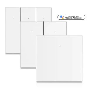 مفتاح ذكي جديد أسود يعمل بالواي فاي بدون سلك محايد، متوافق مع تطبيق Tuya وAlexa للتحكم عن بعد في الإضاءة، ميكانيكي بـ 1 أو 2 أو 3 أزرار، مقاوم للماء IP66، صناعة بريطانية وأوروبية - Product Image 5