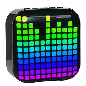 MY683BT Altavoz <span class=keywords><strong>Y</strong></span> Bocinas Regalo Altavoz azul OOTH con pantalla Led para Diy Pixel Art Creation Mini altavoz inalámbrico portátil - Product Image 2