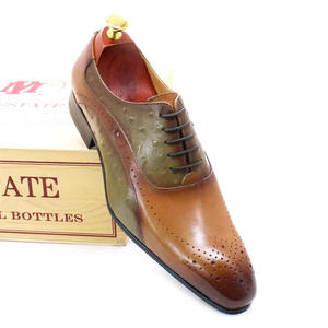 Chaussures habillées décontractées pour hommes en brocart, best-seller, à enfiler, pour l'automne, pour affaires et soirées, en cuir véritable multicolore, antidérapantes et légères - Product Image 4