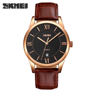 Reloj de Pulsera de Cuarzo para Hombre Timemei, Selección Internacional, Cuero Genuino, Diseño Moderno y Sencillo, Resistente al Agua 30M - Product Image 5