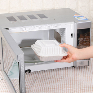 Boîtes à clapet blanches 3H (150 pièces/boîte) – Contenants alimentaires jetables à charnière pour restaurants et plats à emporter - Product Image 2