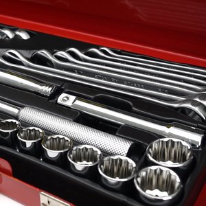 <b>Tool</b> <b>Set</b> 38 Piece Open Plum Wrench Socket Comprehensive <b>Set</b> 89-505-22 - Product Image 3