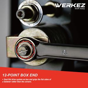 Qualité professionnelle 19mm Cr-V Acier Chrome Finition DIY OEM Système de mesure métrique Jeu de clés mixtes pour professionnels - Product Image 4