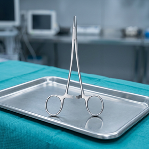 Porte-aiguille manuel en bois pour bébé, instrument chirurgical en acier inoxydable pour la chirurgie générale, certifié CE Classe I - Product Image 3