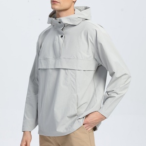 Veste vintage pour homme de haute qualité, fabriquée par un fabricant OEM, avec col montant, 100% coton, coupe-vent, logo personnalisé et fermeture éclair. - Product Image 1