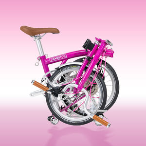 CRANSTON R9 Max 16-inch 9-speed tri-katlanır bisiklet yüksek kaliteli çelik çerçeve hafif katlanabilir bisiklet S bar <span class=keywords><strong>M</strong></span> BAR katlanır bisiklet - Product Image 5