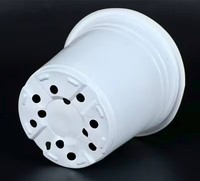 Pots de pépinière en plastique avec trous de drainage, pots ronds pour plantes, plateaux de semis pour plantes de jardinage