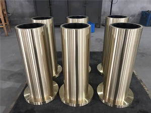 ลูกปืนครีบทองเหลืองสำหรับบูชแบบปรับแต่งได้ยางหล่อลื่นน้ำจากโรงงานจีน - Product Image 3