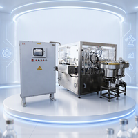 Machine de remplissage automatique électrique de haute précision pour liquides, ligne de remplissage et de bouchage, précision de 99,5 %, facile à utiliser, pulvérisation d'huile