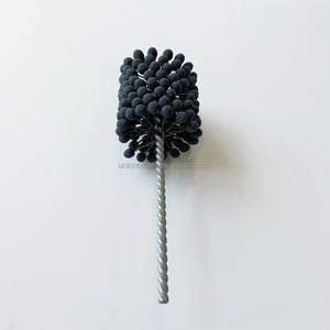 Cepillo de desbarbado de bolas abrasivas Grit320, cabezal de pulido de tuberías, cepillo de carburo de silicio - Product Image 4