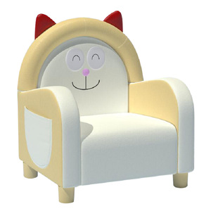เก้าอี้เด็กน่ารักลายการ์ตูนขนาดเล็ก ตกแต่งห้องนั่งเล่นเดี่ยวสุดสร้างสรรค์ ของขวัญวันเกิดเด็ก เก้าอี้โซฟา เก้าอี้เด็กแบบสบายๆ ทำจากไม้ - Product Image 2