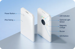 Tombol SOS Darurat Real-Time Produsen OEM, Pelacak GPS LoRaWAN Tahan Air IP66 dengan Baterai Isi Ulang untuk Konstruksi - Product Image 2