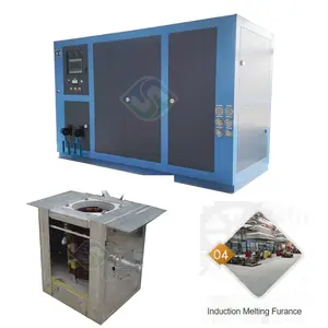 High cycle 200kg-500kg furnace for melting metal Intermediate frequency for investment casting equipment industrial furnaces