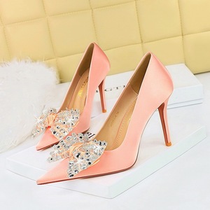 Sandalias Tacon <b>Thin</b> Trendy Pointed Toe Bow 2025 Heels for Women - Product Image 2
