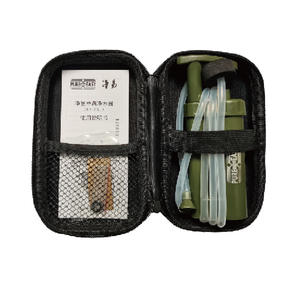 Mini purificateur et <span class=keywords><strong>filtre</strong></span> à eau portable d'extérieur, alimentation manuelle, capacité de 2 000 L, filtration en 3 étapes, élimination de 99,9999 % des bactéries - Product Image 6