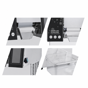 Machine à glace commerciale à flocons de neige, écran tactile, refroidissement par air, pour Bingsu, 200 kg/24h, en acier inoxydable - Product Image 6