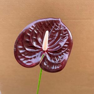 Composizione Floreale Artificiale Vintage Autunnale con Fiori Arancioni Bruciati, Fiori Artificiali Arancione Pesca e Gialli - Product Image 5