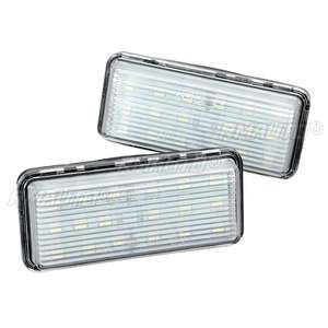 ไฟส่องป้ายทะเบียนรถยนต์ LED แบบไม่มีข้อผิดพลาด 2 ชิ้น สำหรับ Toyota Land Cruiser 120 Land Cruiser 200 Prado 200 สำหรับ Lexus LX470 GX470 - Product Image 3