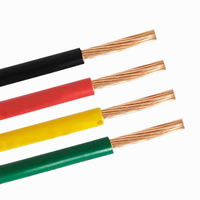 Fil et câble en cuivre toronné BV/BVR résidentiel ignifuge en PVC de 1,5/2,5 mm pour applications de construction et d'alimentation électrique