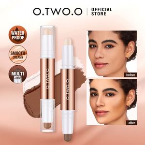 O.TWO. Barra Iluminadora y Correctora 2 en 1, <span class=keywords><strong>Bronceador</strong></span> Resistente al Agua, Barra Iluminadora Fácil de Aplicar, Buena Ductilidad, Barra Correctora - Product Image 1