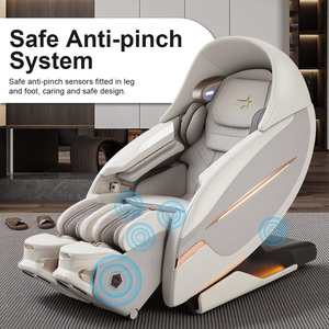 Poltrona Massaggiante 4D con Airbag Integrali, Tappetini per Agopressione Manuale e Allungamento Individuale delle Gambe - Product Image 4