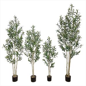 Grand olivier artificiel en <span class=keywords><strong>pot</strong></span>, plante <span class=keywords><strong>bonsai</strong></span>, très réaliste, ornement d'intérieur/extérieur - Product Image 5