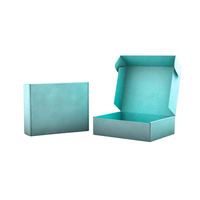 Boîte d'expédition portable haut de gamme en carton ondulé avec motif personnalisé, en matériaux recyclés et écologiques, pour le stockage
