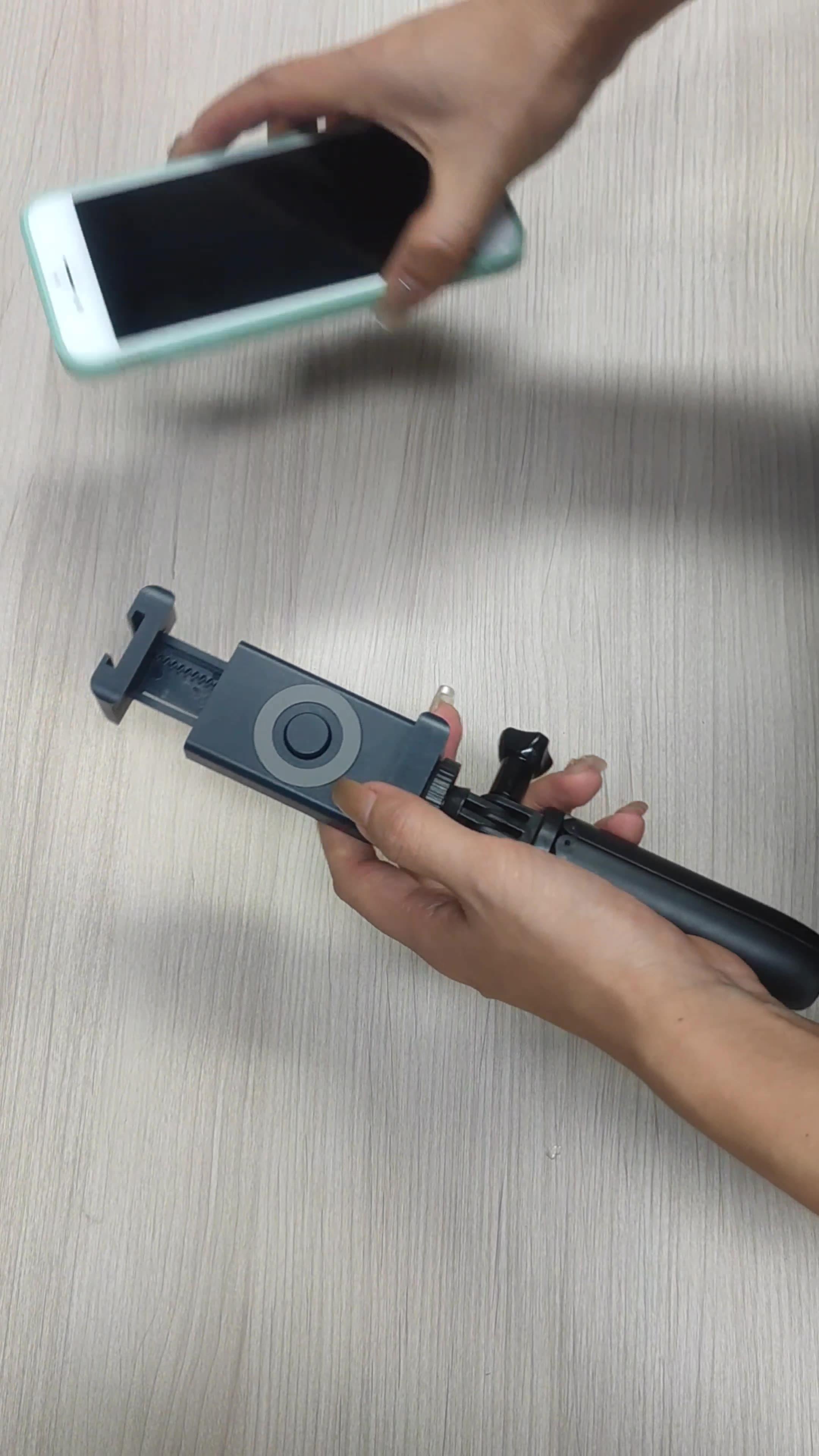 Hongdak for Gopro Accessories Mini Extended Selfie Stick Live Tripod Selfie Stick Induction Telescopic Mobile Phone Clamp