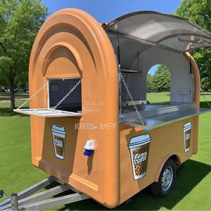 Chariot de rue commercial pour la vente de crème glacée, modèle rond 3m, pour restaurant extérieur, camion de restauration, remorque mobile pour boissons - Product Image 2