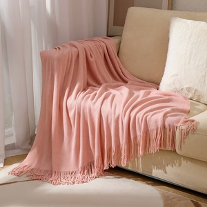 Manta Nórdica de Acrílico Tejida Multiusos para Sofá, Cama, Oficina, Siesta, para Todas las Estaciones - Product Image 4