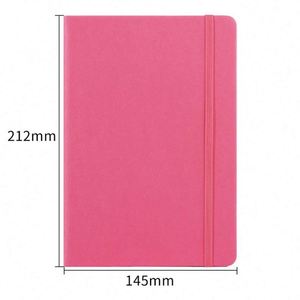Cuaderno A5 de PU con Tapa Dura, Tema Arcoíris, Páginas con Bordes de Color, Banda Elástica, Personalizable con Logotipo Empresarial, Alta Calidad - Product Image 4