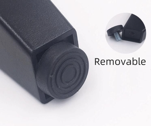 Pieds de canapé en aluminium à <span class=keywords><strong>angle</strong></span> droit de remplacement, pieds de canapé en aluminium réglables - Product Image 4