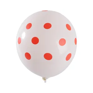 Environmental protection promotion printed round latex balloon polka dot latex balloon