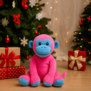 <span class=keywords><strong>Mono</strong></span> <span class=keywords><strong>de</strong></span> Peluche Rosa al por Mayor, Juguete <span class=keywords><strong>de</strong></span> Peluche Suave con Brazos Largos, Animal <span class=keywords><strong>de</strong></span> Peluche Personalizado para Niños - Product Image 4