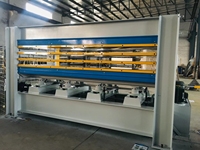 Presse hydraulique à chaud Hysen de 100 à 400 tonnes, personnalisable, pour le travail du bois, 2 couches, 220V/380V