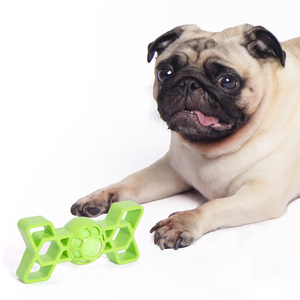 Yeni tasarım diş temizleme köpek oyuncaklar için TPR oyuncaklar köpek + tenis topu Pet çiğnemek oyuncaklar - Product Image 3