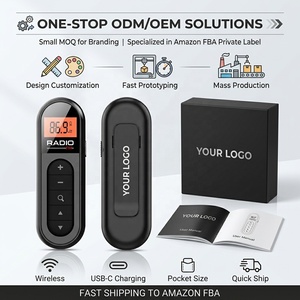 Mini <span class=keywords><strong>Radio</strong></span> Portatile Tascabile Multibanda con Sintonizzazione <span class=keywords><strong>Digitale</strong></span>, Lettore MP3 e Batteria Ricaricabile, <span class=keywords><strong>Radio</strong></span> FM tipo Walkman - Product Image 3