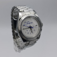 Qui s'en soucie ? Je suis déjà en retard. Montre automatique mécanique DIY pour amoureux, 36/39 mm, étanche.