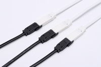 Boîte de jonction électrique à faible tension, contact en cuivre, boîtier en ABS, type de connexion séparateur, étanche, connecteur de cordon d'alimentation