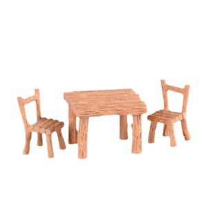 Mesas y <span class=keywords><strong>sillas</strong></span> <span class=keywords><strong>en</strong></span> <span class=keywords><strong>miniatura</strong></span> <span class=keywords><strong>de</strong></span> imitación <span class=keywords><strong>de</strong></span> madera maciza para <span class=keywords><strong>diseño</strong></span> <span class=keywords><strong>de</strong></span> micropaisajes, mesas cuadradas <span class=keywords><strong>de</strong></span> resina, <span class=keywords><strong>sillas</strong></span> y bancos <span class=keywords><strong>de</strong></span> madera. - Product Image 1