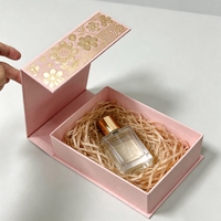 Boîte à parfum pliable en carton rigide avec insert en EVA, impression personnalisée pour flacon de parfum de 50 ml et 100 ml