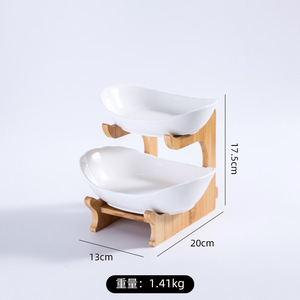 2 Tier 3 Tier snack pane Candy Rack Holder supporto per verdure cesto di frutta <span class=keywords><strong>in</strong></span> <span class=keywords><strong>ceramica</strong></span> per bancone da cucina - Product Image 6