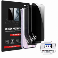 Film de protection d'écran mat HD anti-espion personnalisé en EPU/TPU pour téléphones Samsung et iPhone 15, 16, 17 Pro Max, compatible avec machine de découpe